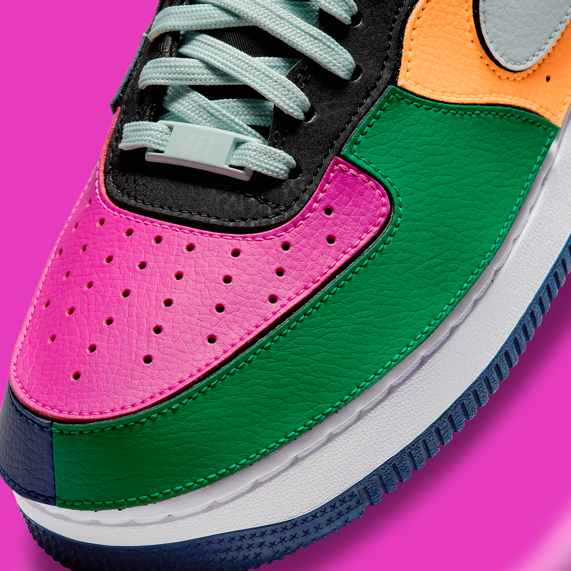Nike Air Force 1 1 Black Barely Grey Lethal Fuchsia Db2576 001 8