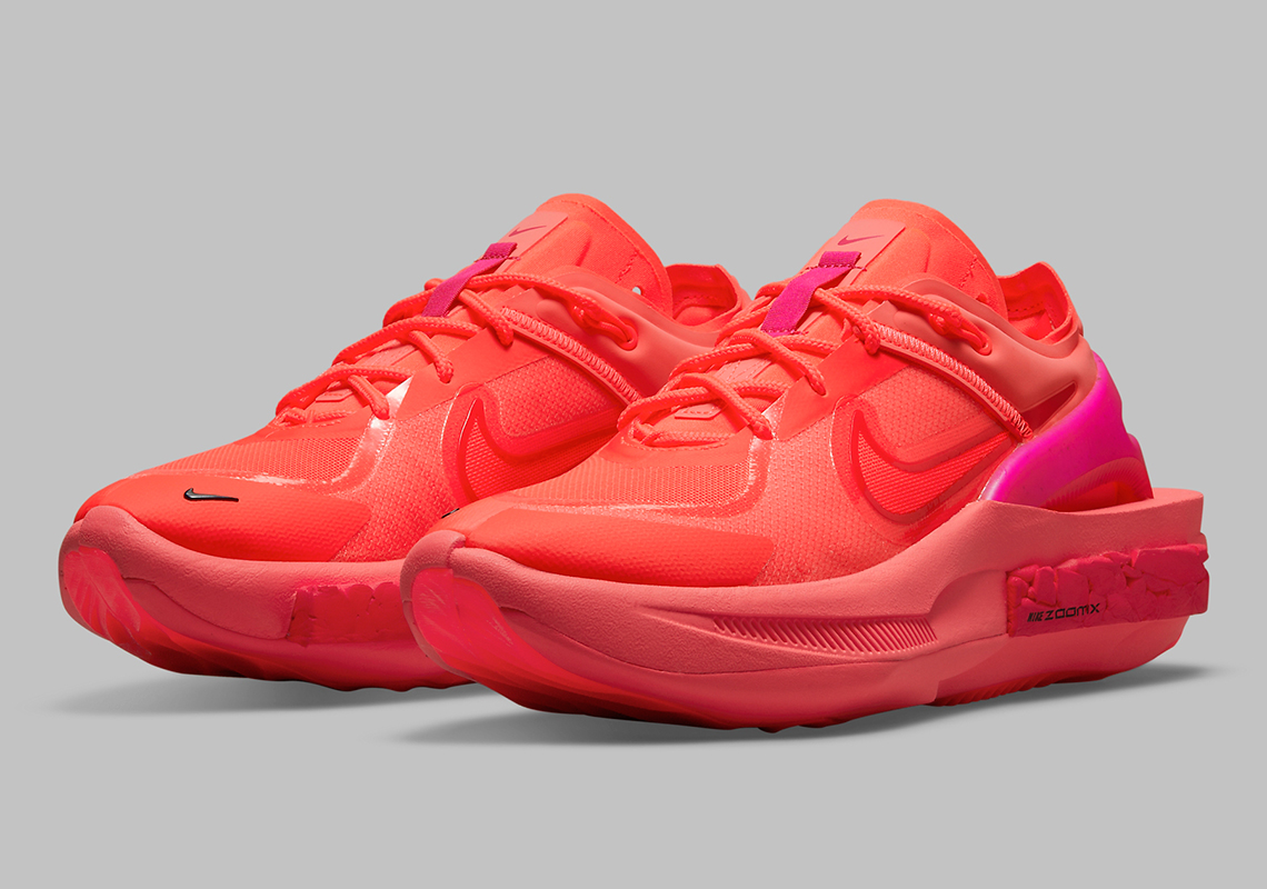 The Women's Nike Fontanka Edge Explodes In Red