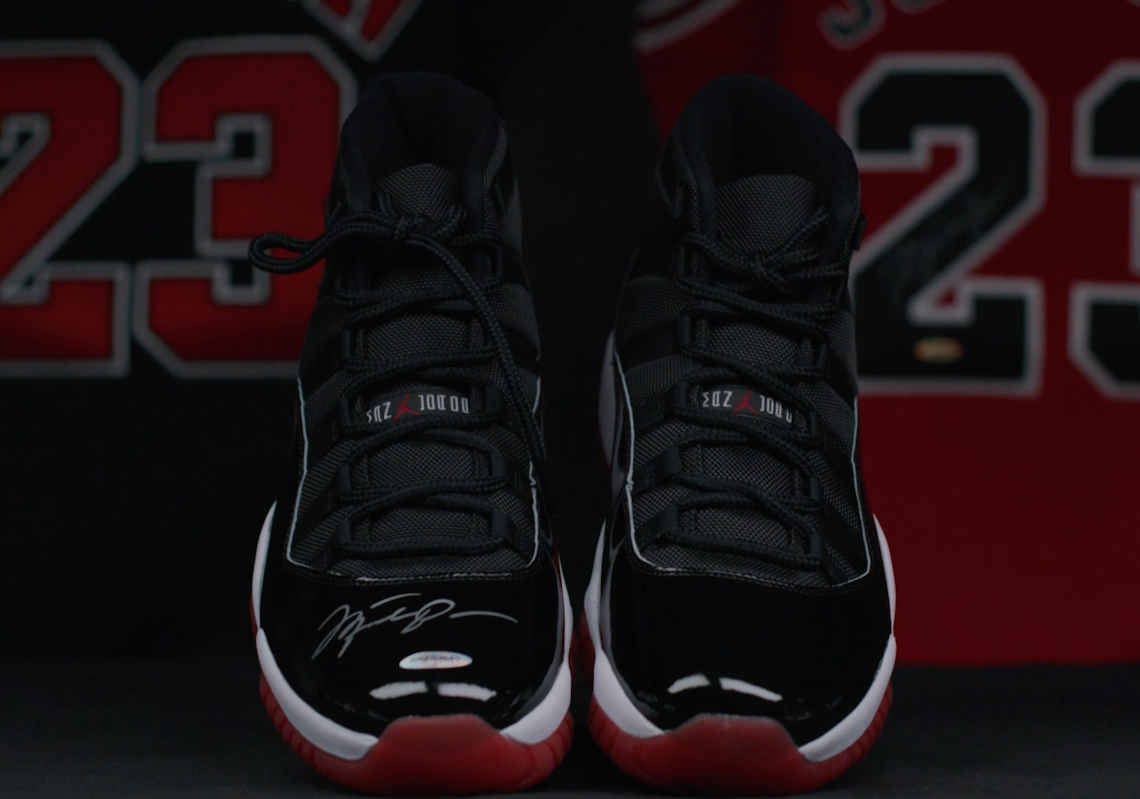 Upper Deck To Sell Autographed Air Jordan 11 "Bred" In Honor Of Shoe's Anniversary