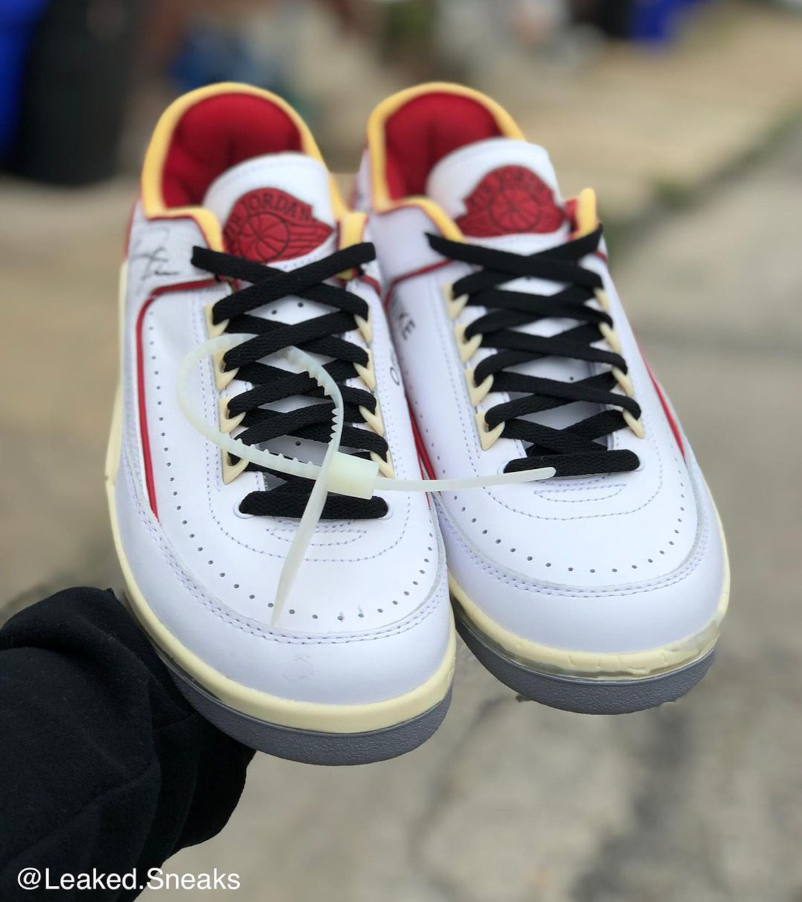 Off White Air Jordan 2 Low White Red Dj4375 106 4