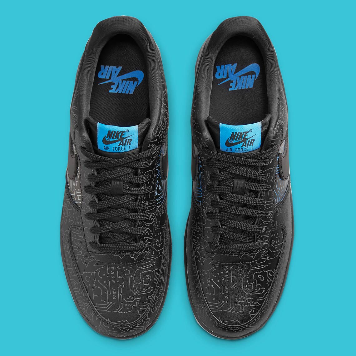 Space Jam Nike Air Force 1 Computer Chip Dh5354 001 3