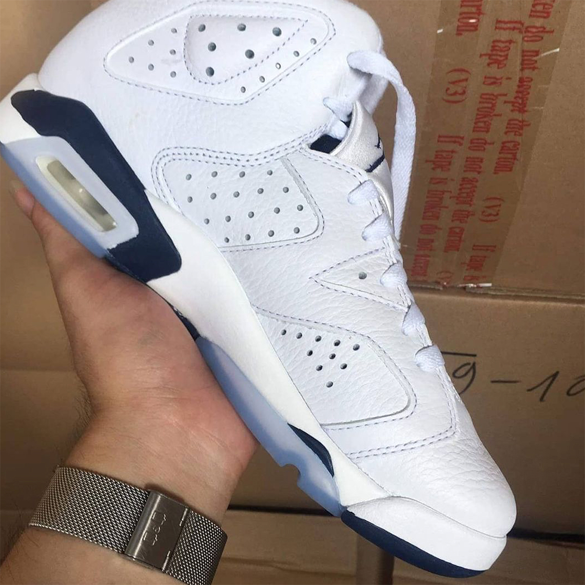 Air Jordan 6 Midnight Navy Gs 3