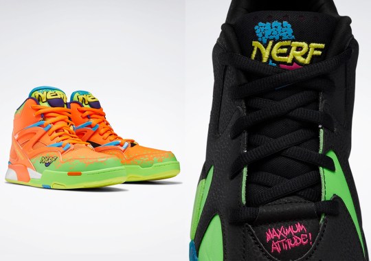NERF Adds Their Signature Colors To Reebok’s Kamikaze II And Pump Omni Zone II