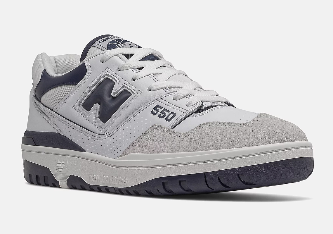 New Balance 550 Gets Navy Blue Accents On June 24th
