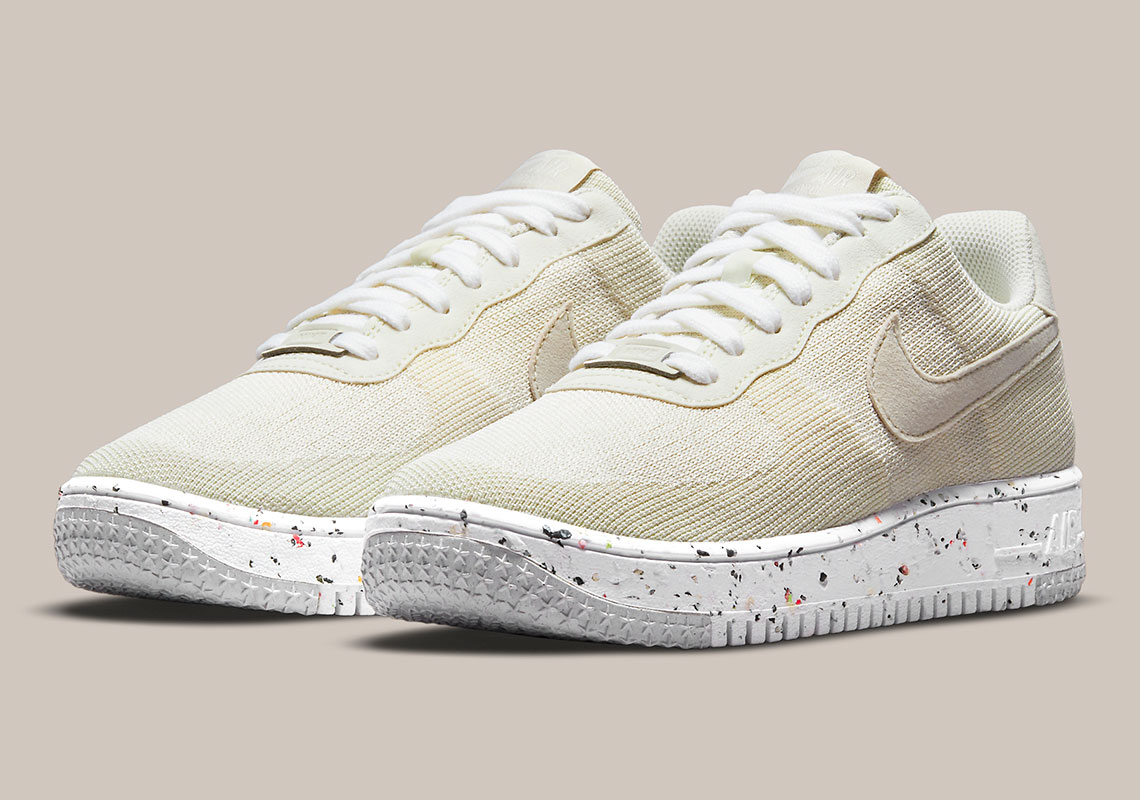 The Nike Air Force 1 Crater Flyknit “Sail” Offers A Summer-Ready Lifestyle Look