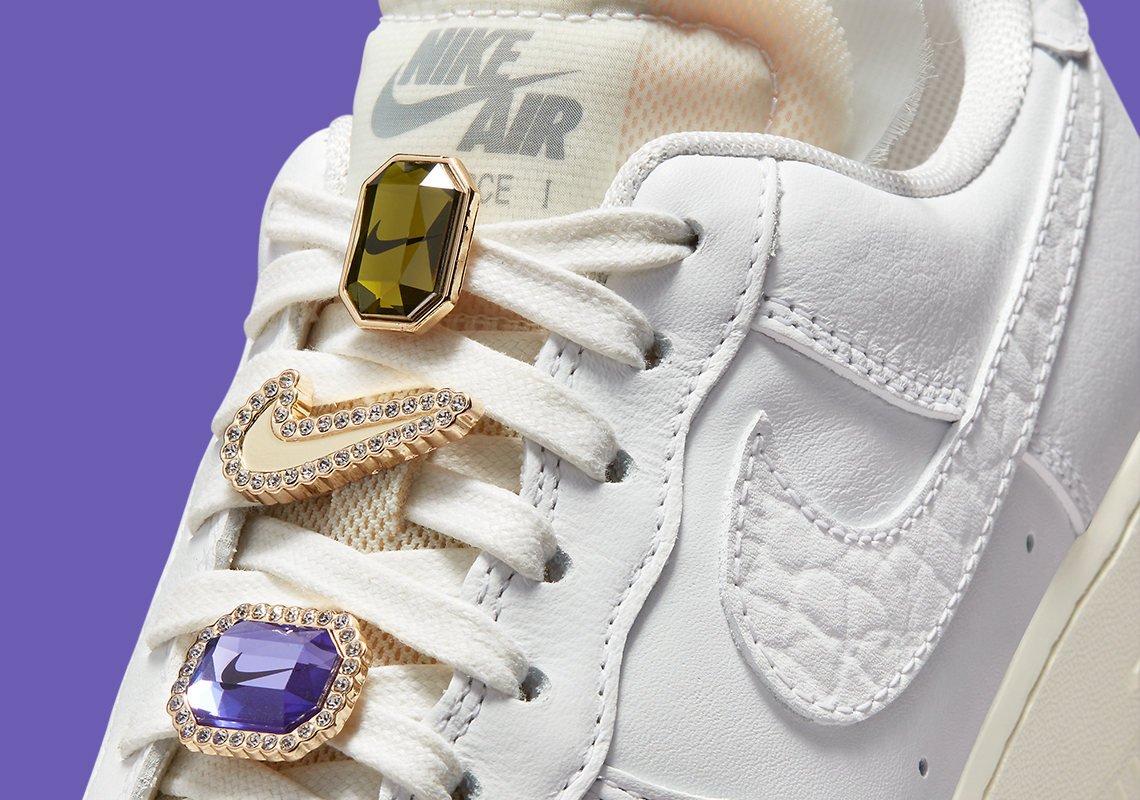 Amethyst And Amber Accessorize This Upcoming Nike Air Force 1 "Bling"