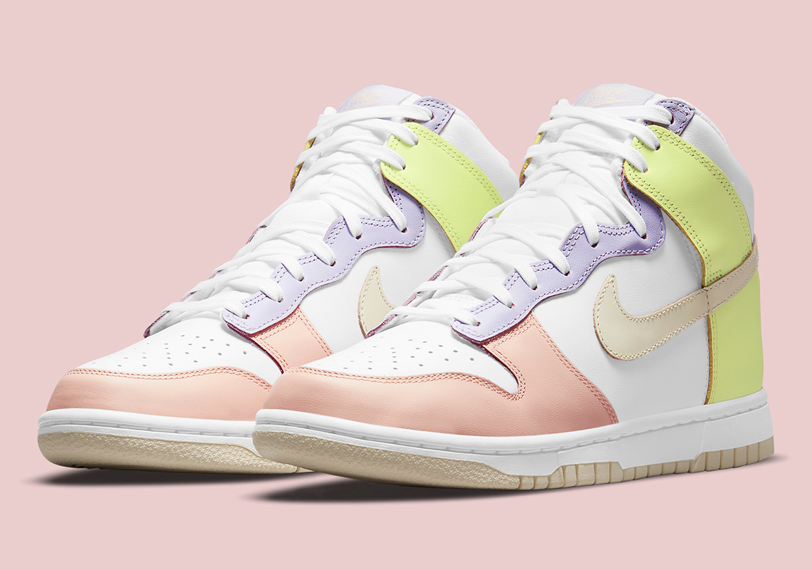 Official Images Of The Nike Dunk High "Cashmere"