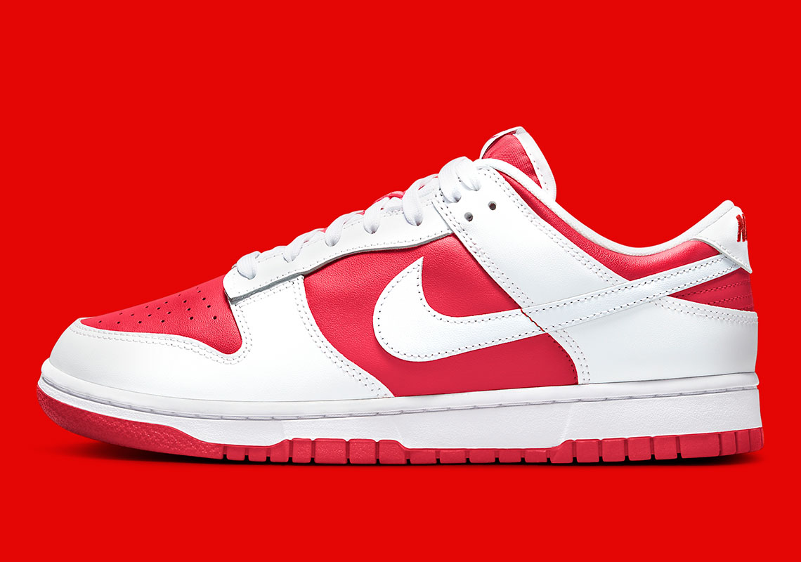 Nike Dunk Low White University Red Dd1391 600 Release Date 6