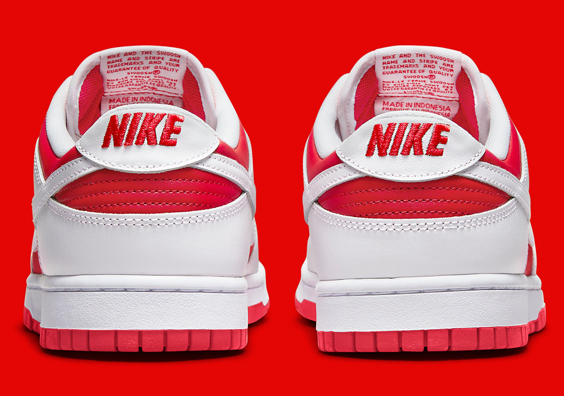 Nike Dunk Low White University Red Dd1391 600 Release Date 7