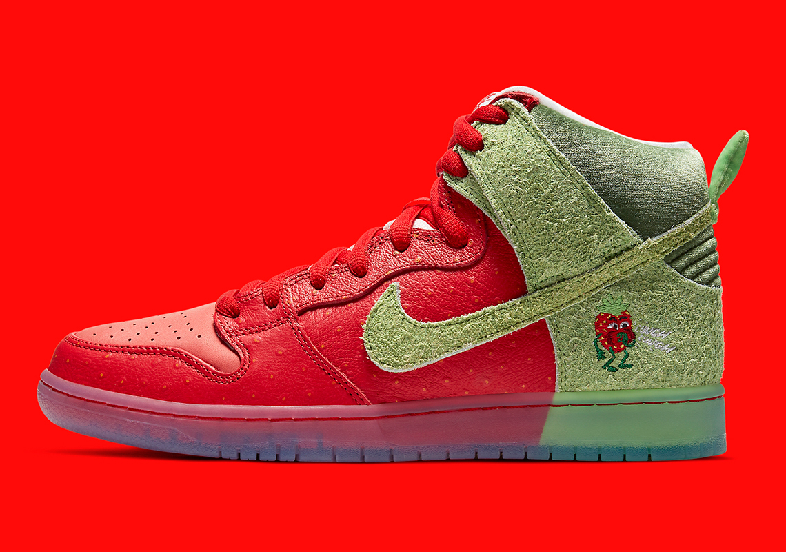 Nike Sb Dunk High Strawberry Cough Cw7093 600 3