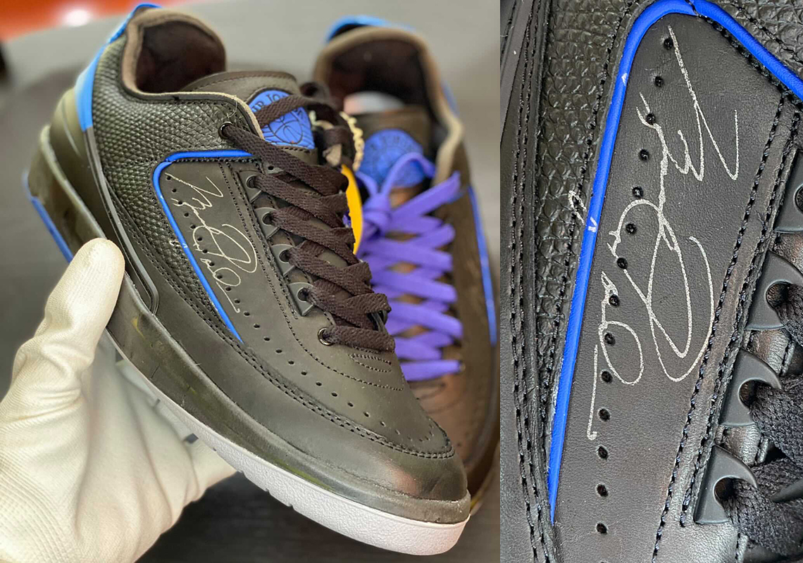 Detailed Images Of The Off-White x Air Jordan 2 Low In Black