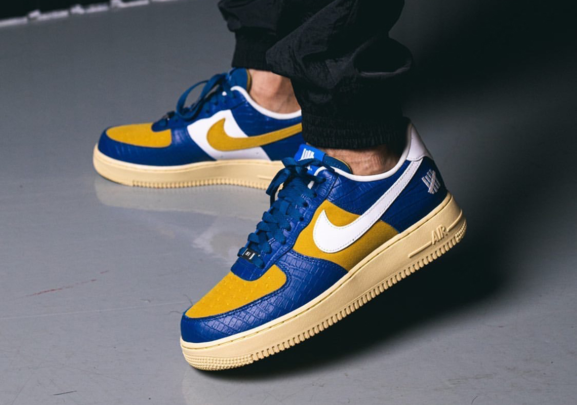 Undefeated’s “AF1 vs. Dunk” Pack Continues With This Croc-skin Nike Air Force 1 Low