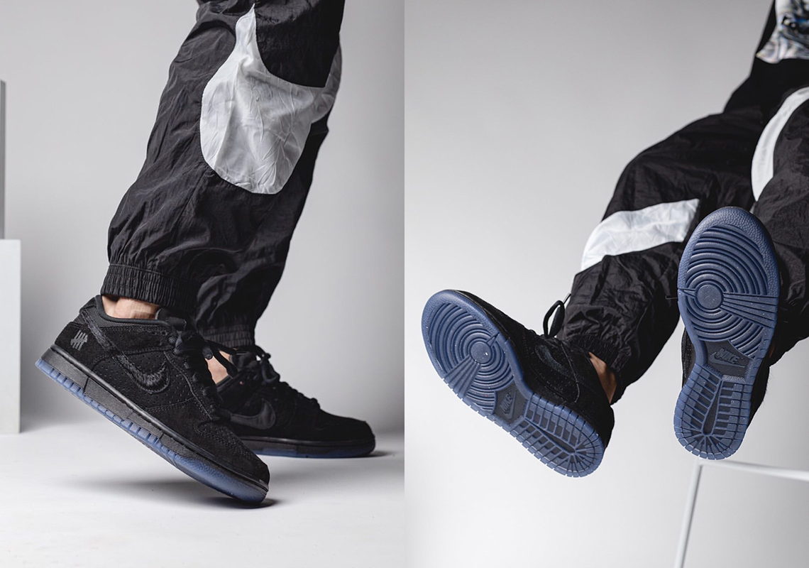 Undefeated Nike Dunk Low Black Do9329 001 2