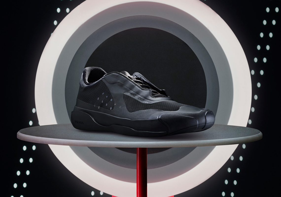The Prada x adidas Luna Rossa 21 "Core Black" Arrives On July 19th
