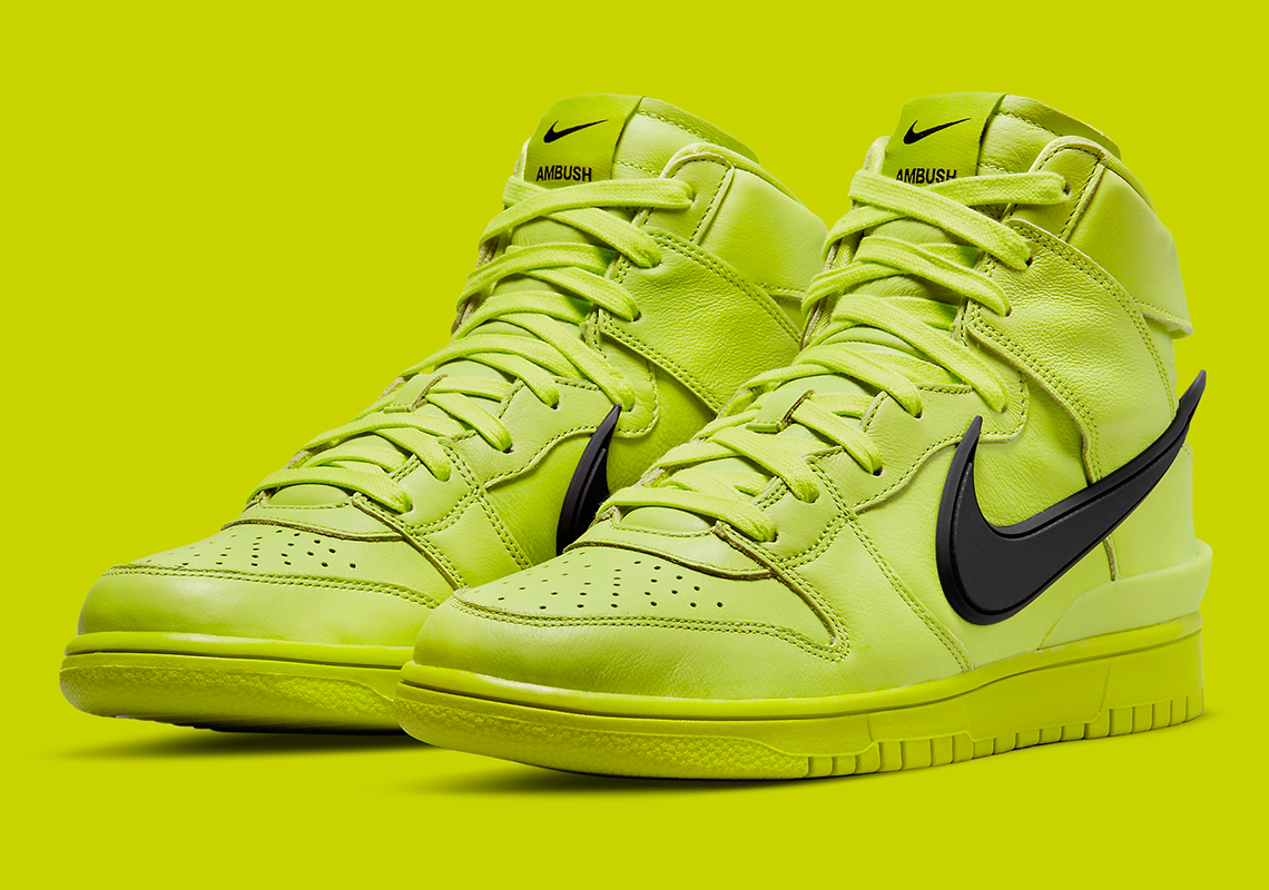 AMBUSH x Nike Dunk High “Atomic Green” Releases On July 30th