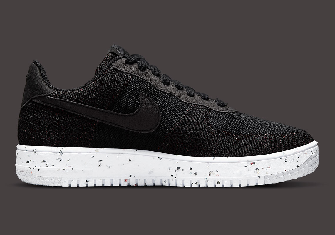 Nike Air Force 1 Crater Flyknit Black Anthracite White Black Dc4831 003 4
