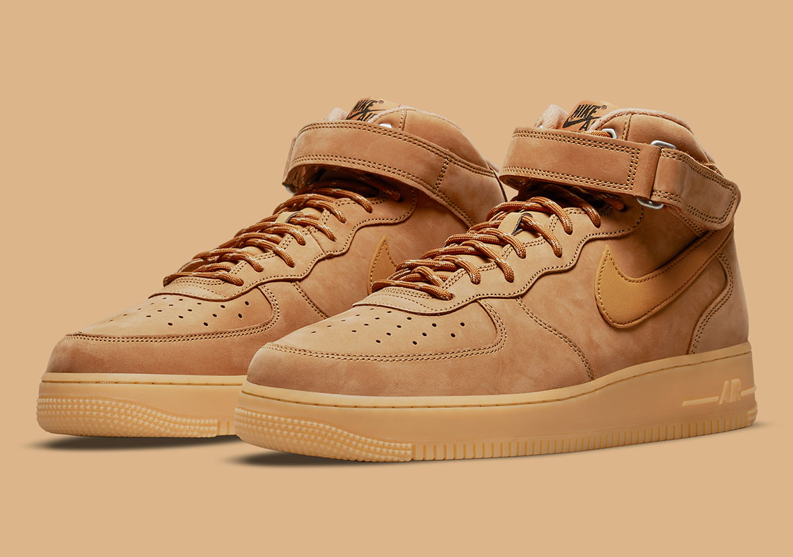 The Nike Air Force 1 Mid “Flax” Returns With Subtle Changes