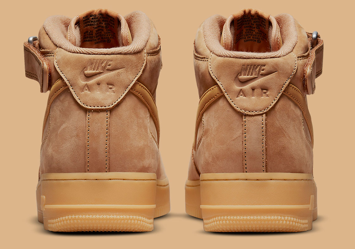 Nike Air Force 1 Mid Flax Flax Gum Light Brown Outdoor Green Dj9158 200 8