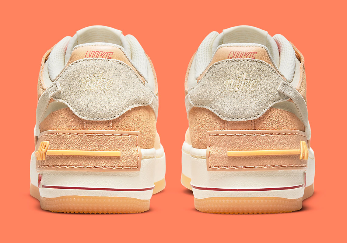 Nike Air Force 1 Shadow Cashmere Orange Dm8157 700 6