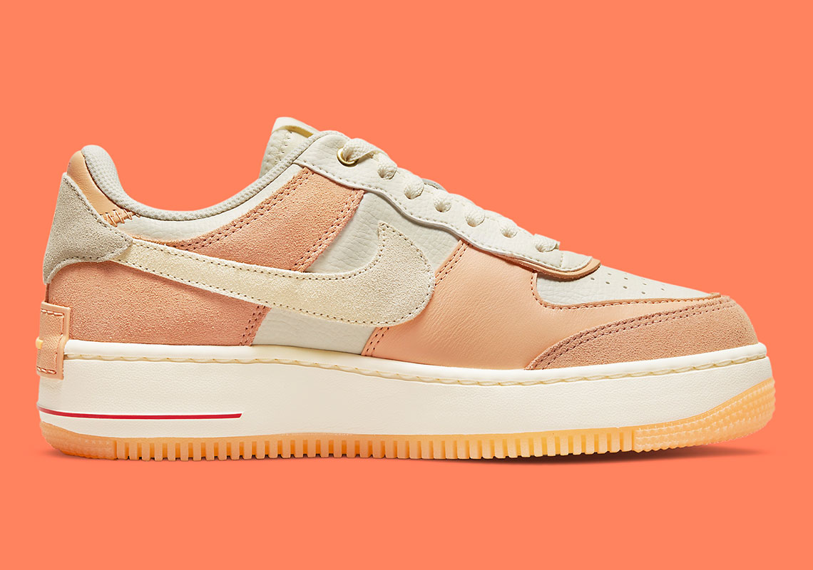 Nike Air Force 1 Shadow Cashmere Orange Dm8157 700 9
