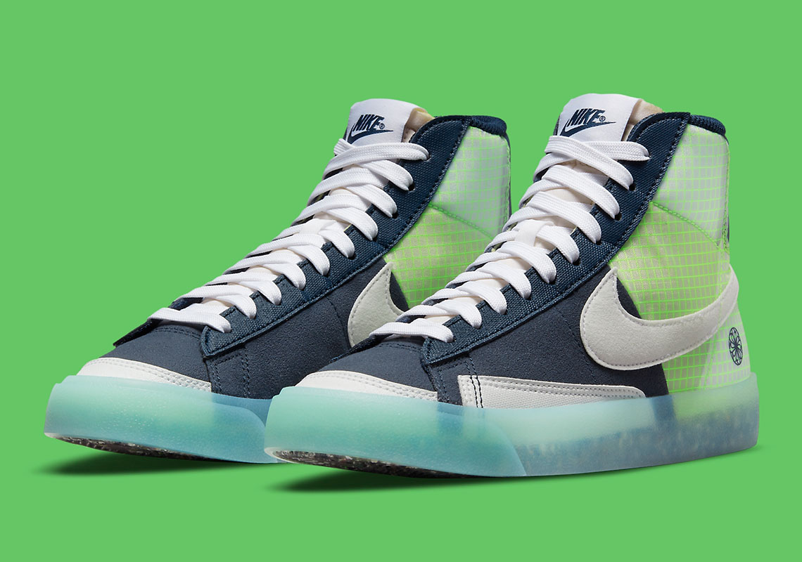 The Nike Blazer Mid "Move To Zero" Arrives In Kids-Exclusive "Armory Navy"