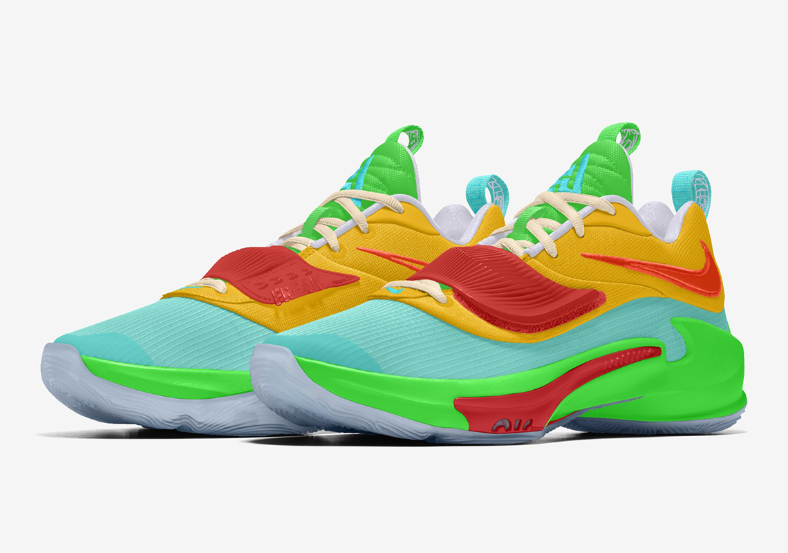 Nike By You Zoom Freak 3 4