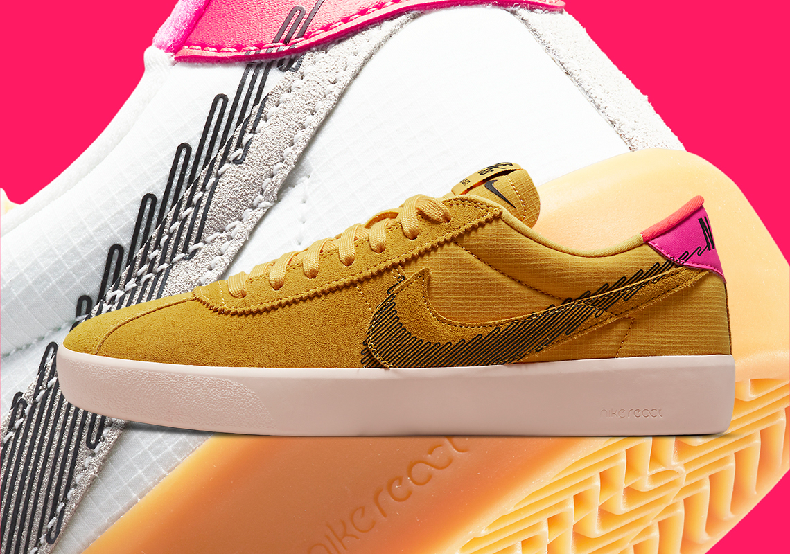 Official Images Of The Nike SB Bruin React "Rawdacious/Pollen"
