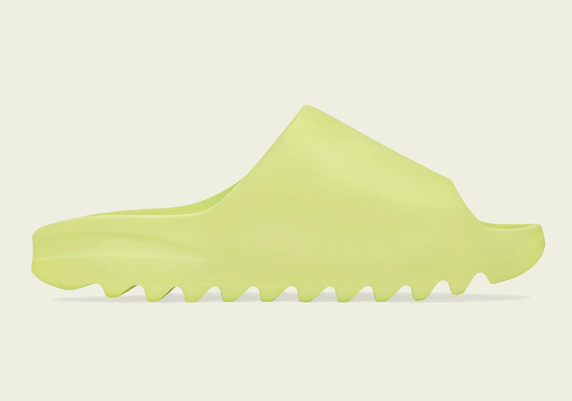 The adidas YEEZY SLIDE “Glow Green” Is Releasing On September 6th