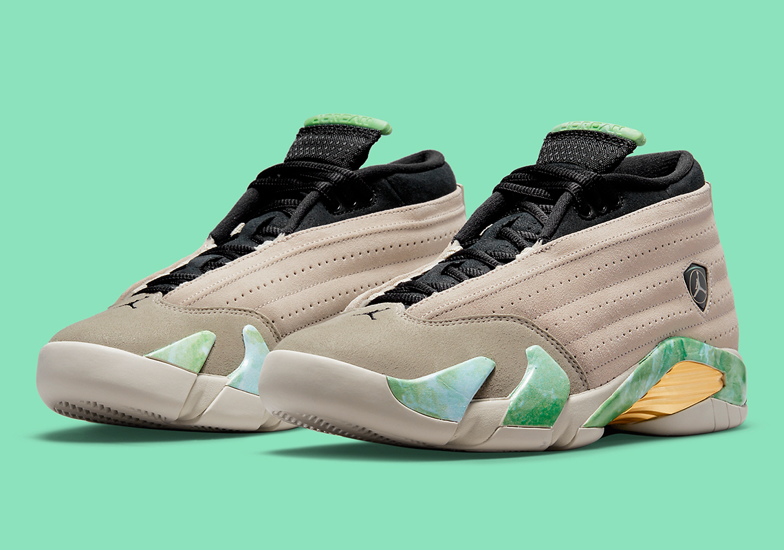 Official Images Of The Aleali May x Air Jordan 14 Low "Fortune"