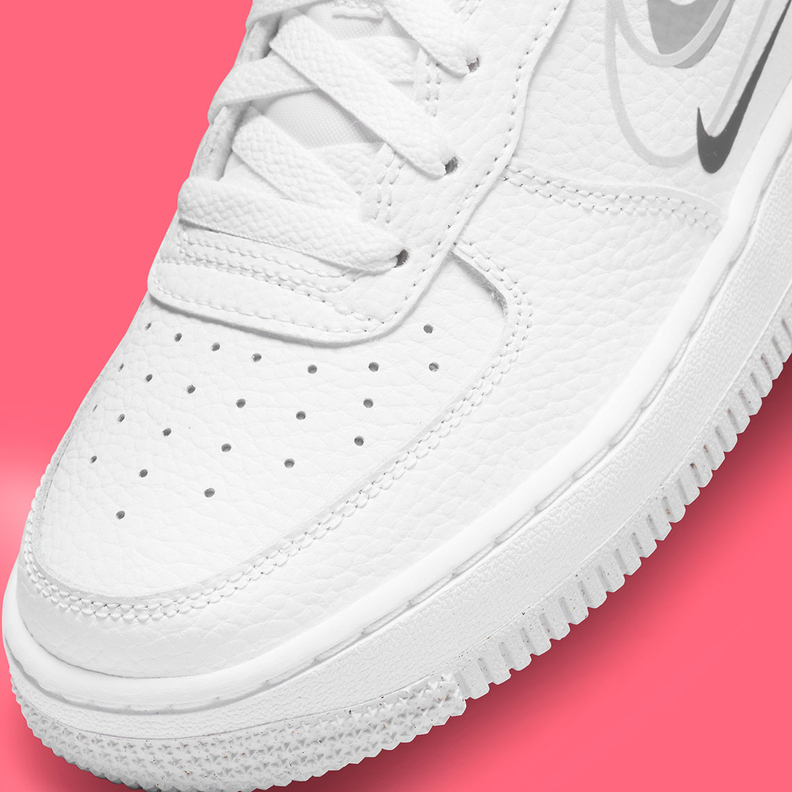Nike Air Force 1 Gs Multi Swoosh Infrared Do6486 100 2