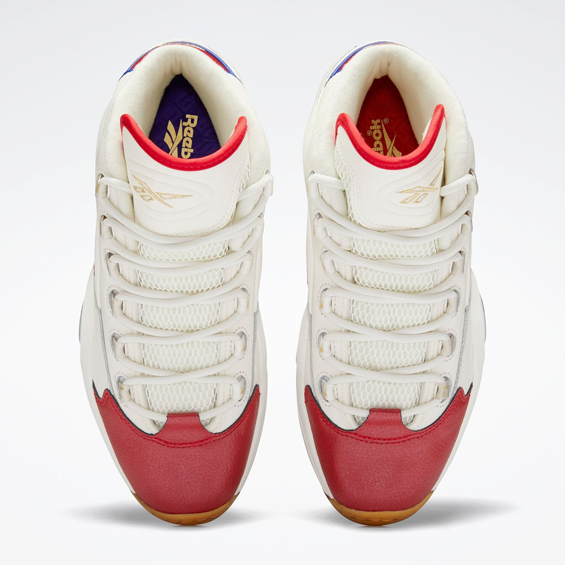 Reebok Question Mid Red Blue Gold Gz7099 7