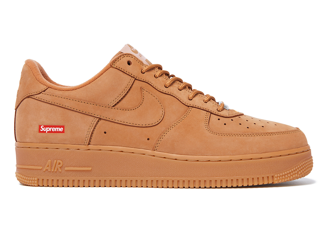 Supreme Confirms The Nike Air Force 1 Low "Flax" And More For FW21 Collection