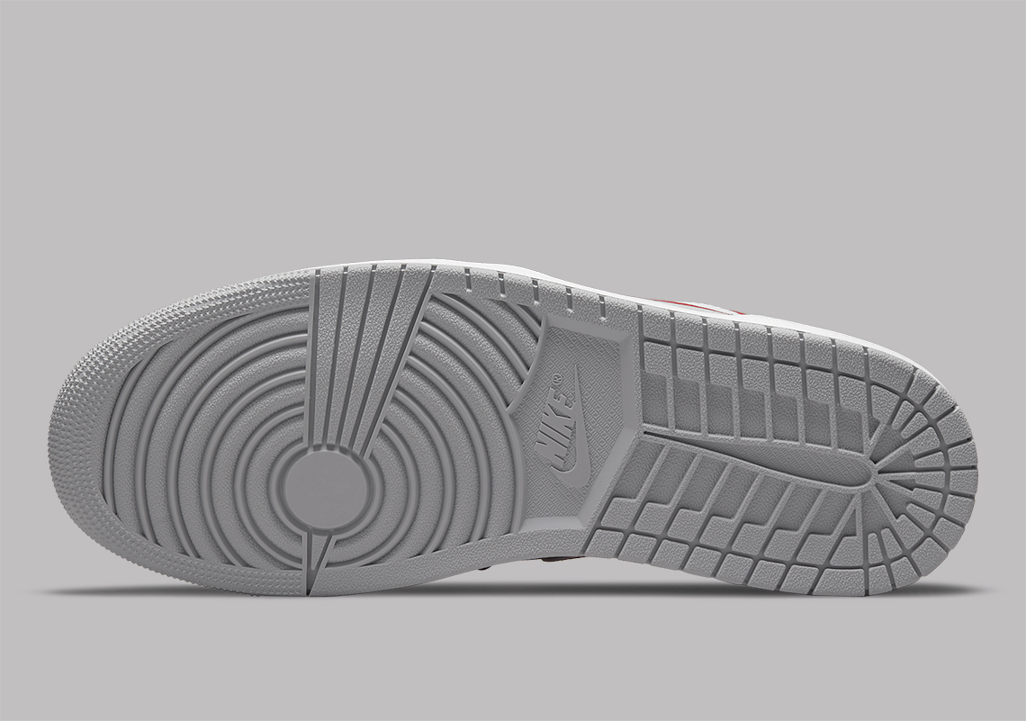 Air Jordan 1 Low Grey Red Dc6991 016 1