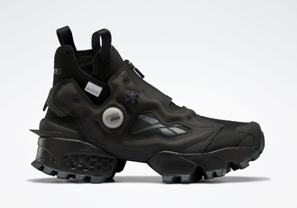 Stealthy Black Takes Over The Reebok Instapump Fury GORE-TEX