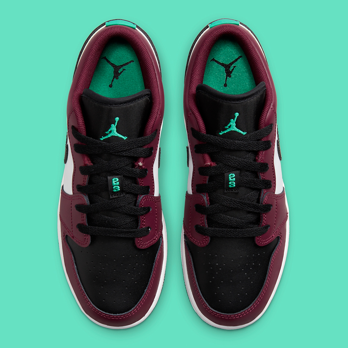 Air Jordan 1 Low Gs Dark Beetroot Roma Green Dm0589 635 8