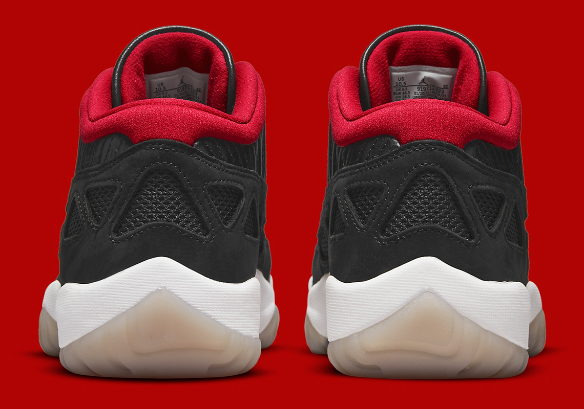 Air Jordan 11 Low Ie Black Red 919712 023 Release Date 5