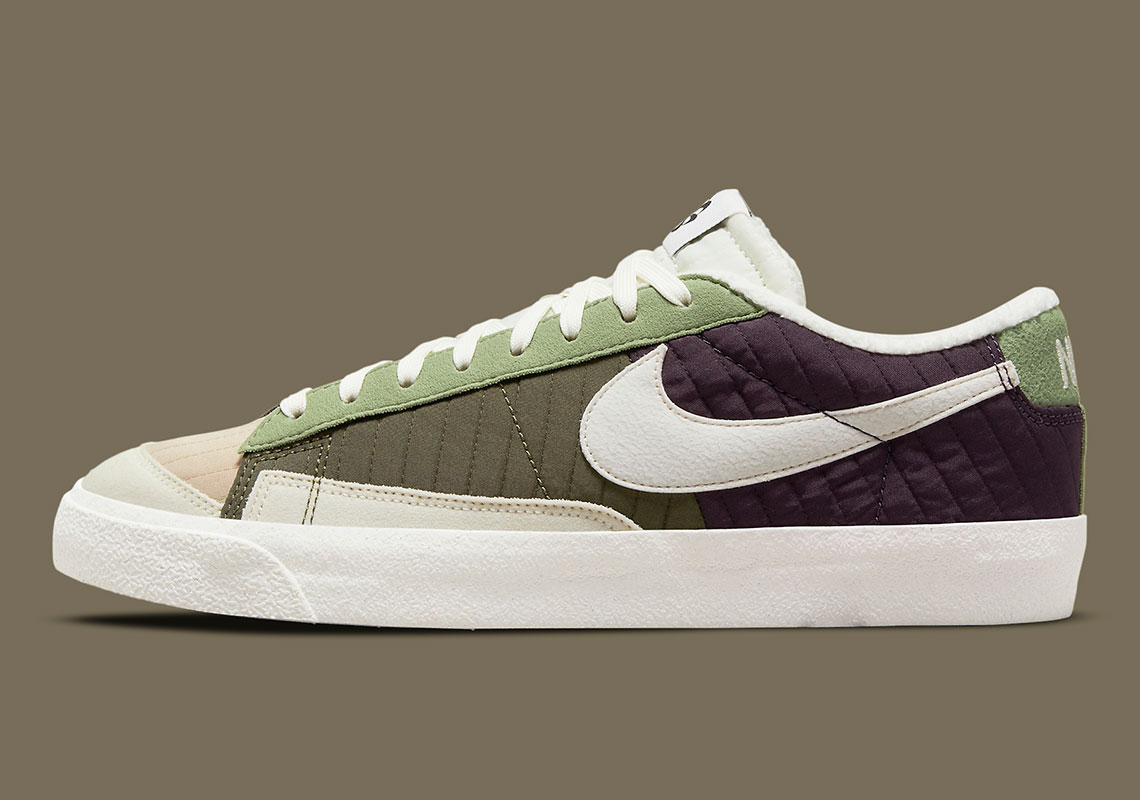 Nike Blazer Low 77 Cave Purple Medium Sail Medium Olive Rattan 6