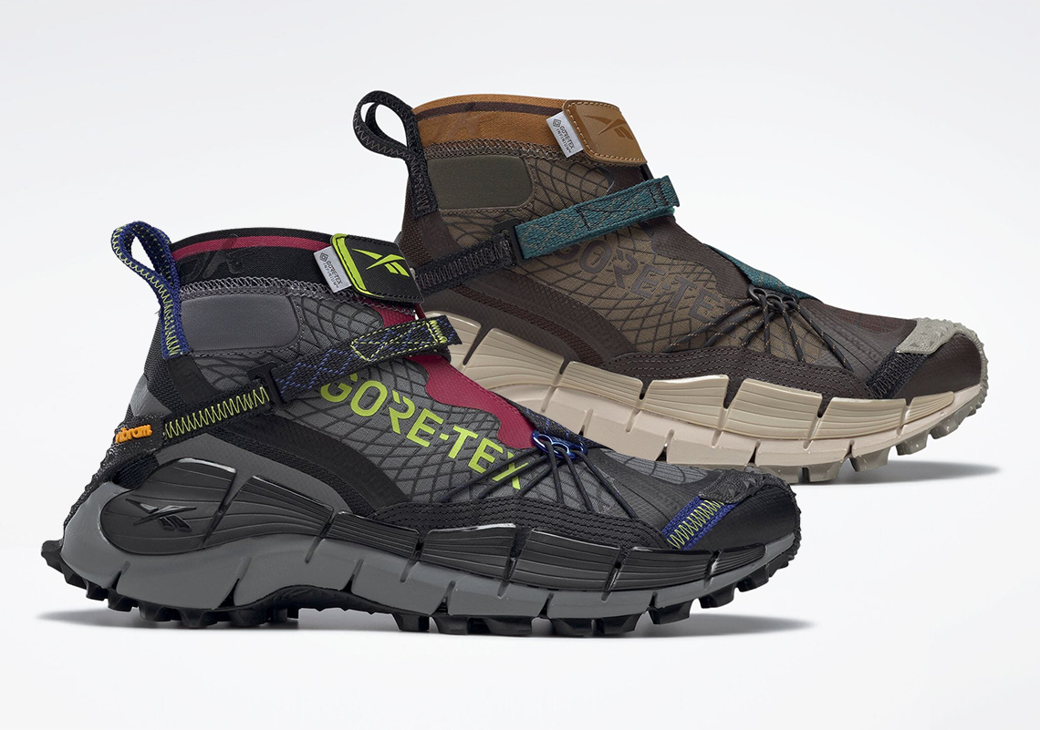 The Reebok Zig Kinetica Edge II GORE-TEX Offered In Hiking-Ready Looks