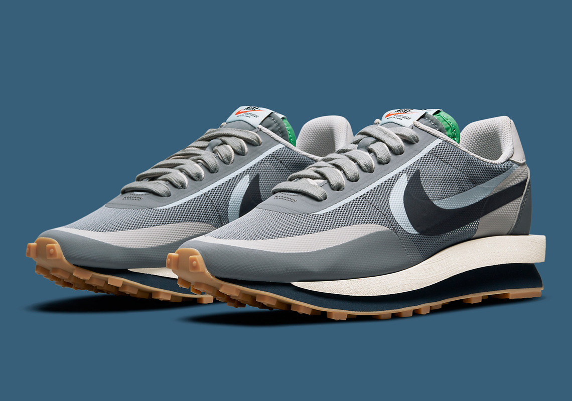 Sacai Clot Nike Ldwaffle Grey Dh3114 001 9