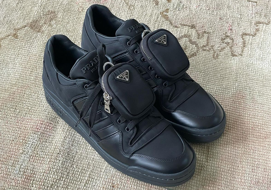 Prada Suits Up Their Upcoming adidas Forum Low In "Triple Black"