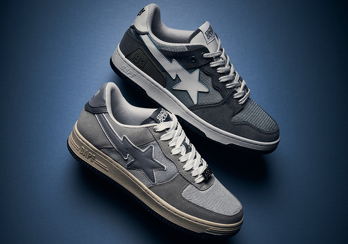 Stadium Goods' Grey A BATHING APE BAPE STA And SK8 STA Collaborations Arrive At The End Of October