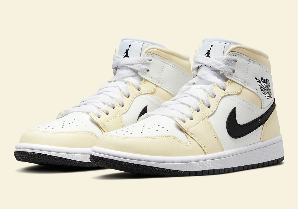 Air Jordan 1 Mid Womens Coconut Milk Bq6472 121 2