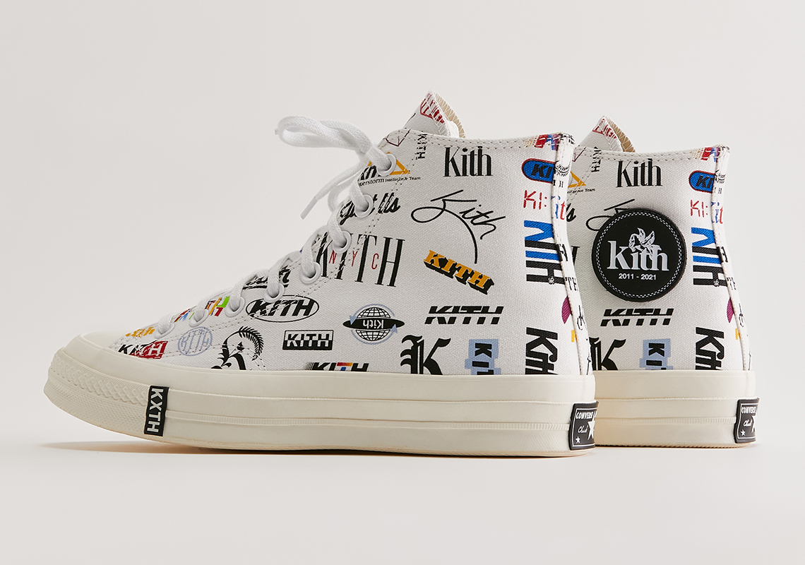 Kith Converse Chuck 70 10th Anniversary Logo White 3