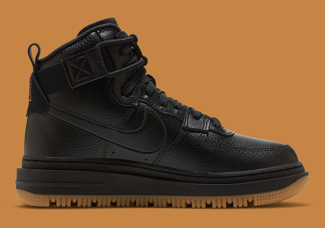 Nike Air Force 1 High Utility 2 0 Black Summit White Orange Gum Red Brown Dc3584 001 5