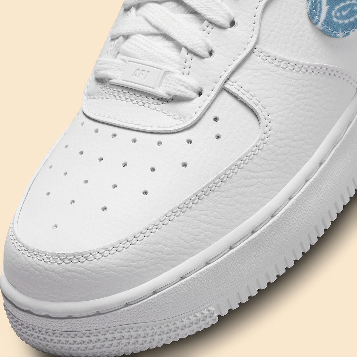 Nike Air Force 1 Low Paisley White Worn Blue Dh4406 100 2