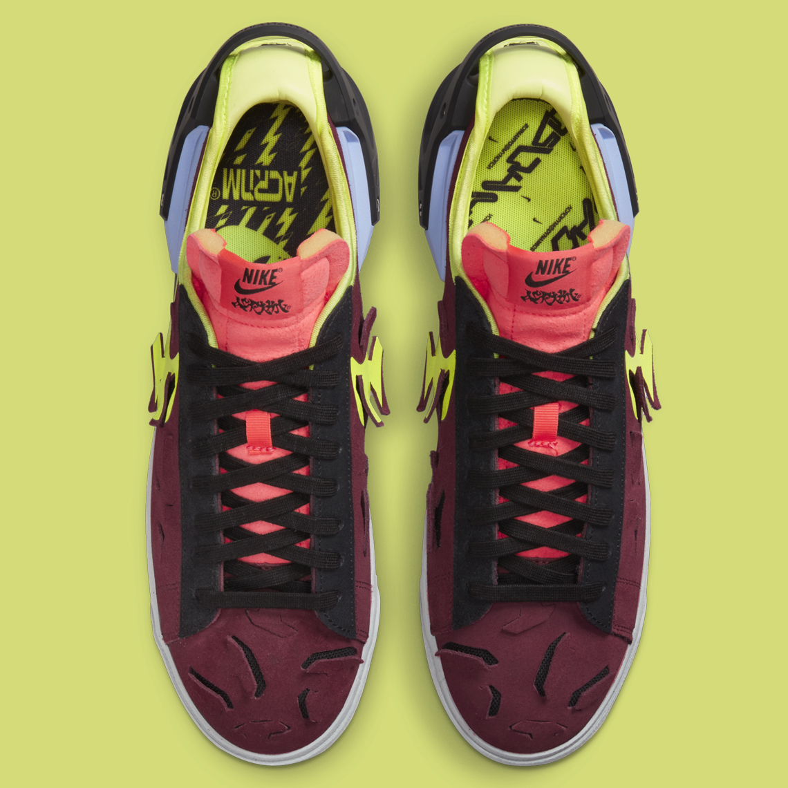 Acronym Nike Blazer Low Night Maroon Dn2067 600 9