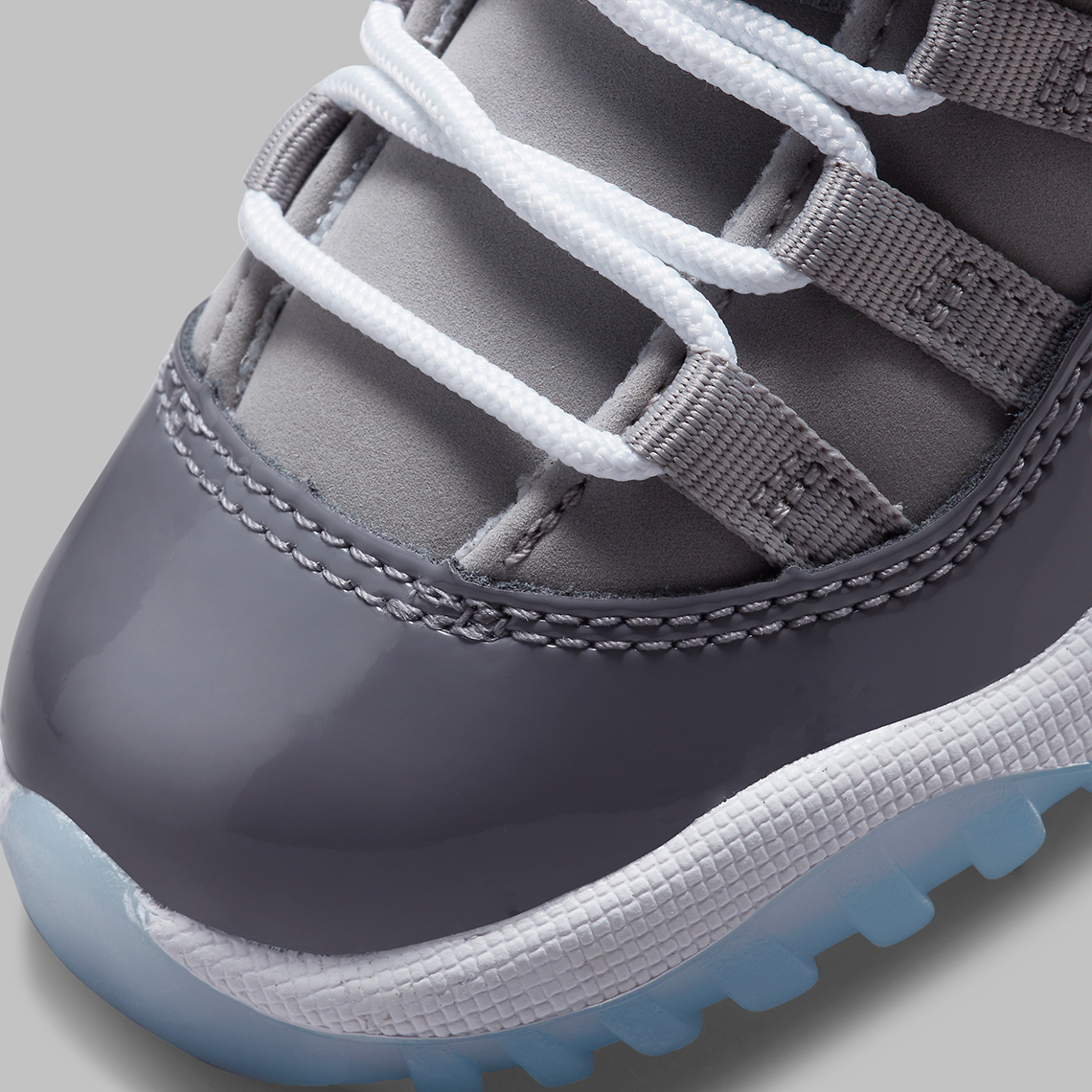 Air Jordan 11 Xi Td Cool Grey 378040 005 4