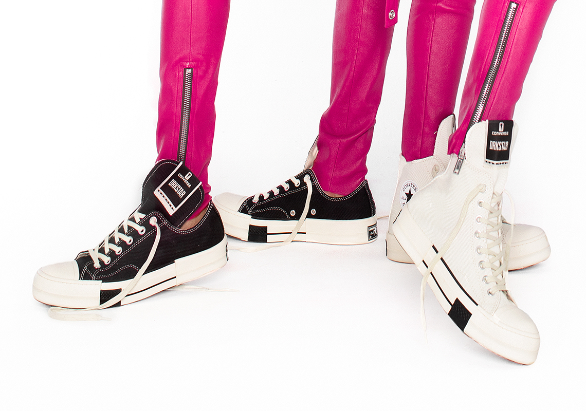 Rick Owens Converse Drkshdw Drkstar Release Date Lead