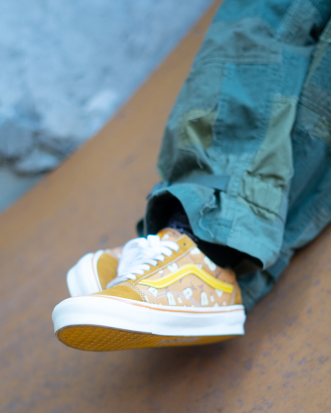 Undefeated Vans Old Skool Yellow 1