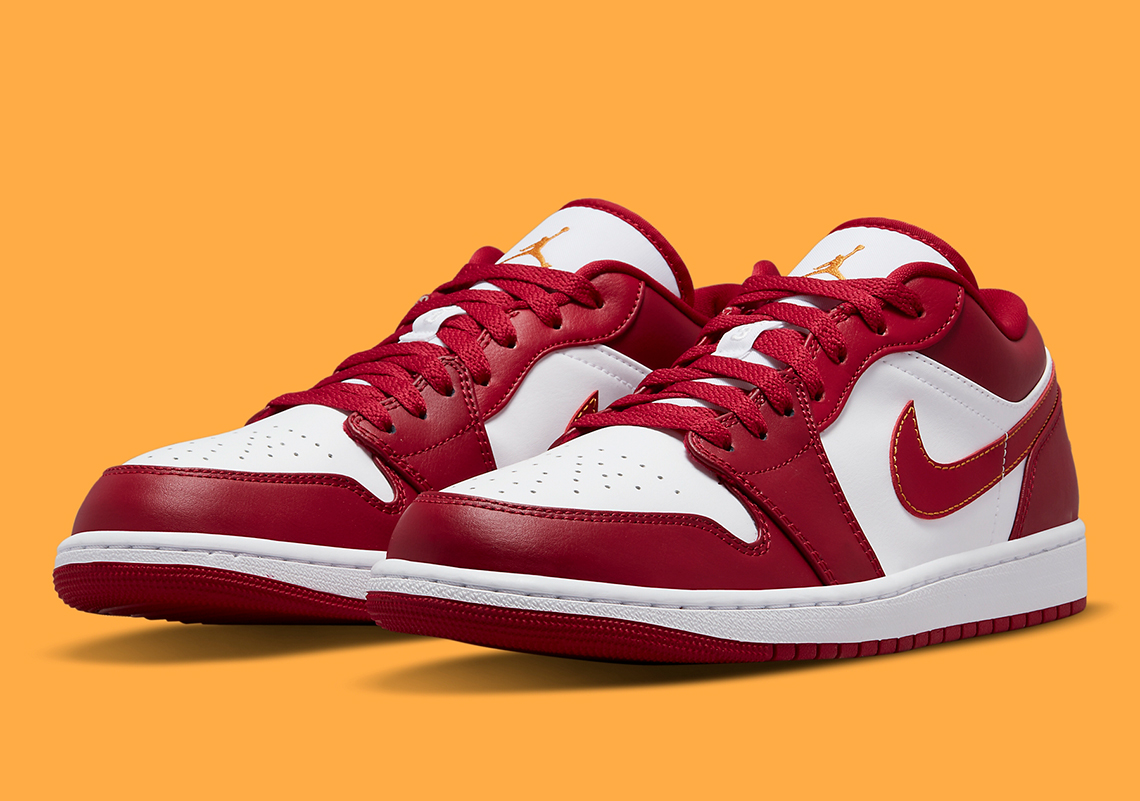 The Air Jordan 1 Low Gets A "Cardinal" Makeover